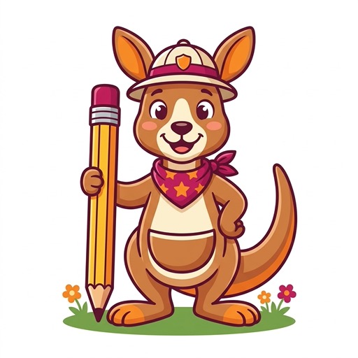 Grammeroo the kangaroo